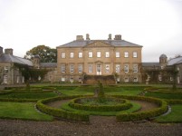 Front of Dumfries House, site for a new pool and fountain
