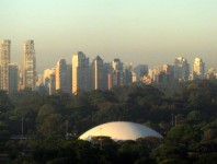 The dome of the Oca building in Sao Paulo
