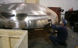 25th January 2011 Polishing of the dome in the factory