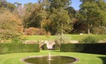 The existing circular pool with small central jet