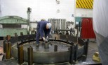 Fabrication of the bronze weir at Benson-Sedgwick Engineering