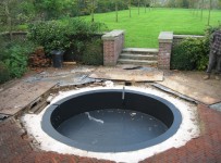 The waterproofed reservoir