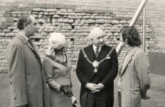 Inauguration in Cardiff 1972