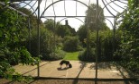 a picture of  the garden at Clinton lodge in its original form